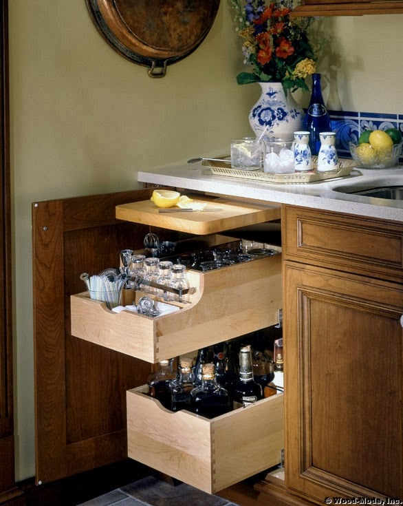 Jeff Gilman Woodworking | Custom Kitchen Storage Cabinets