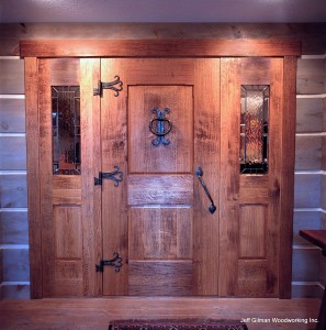 custom oak doors