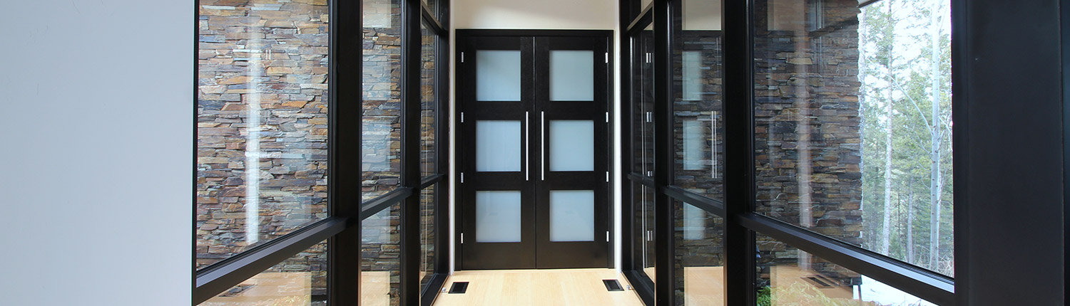 custom wood doors and entryways