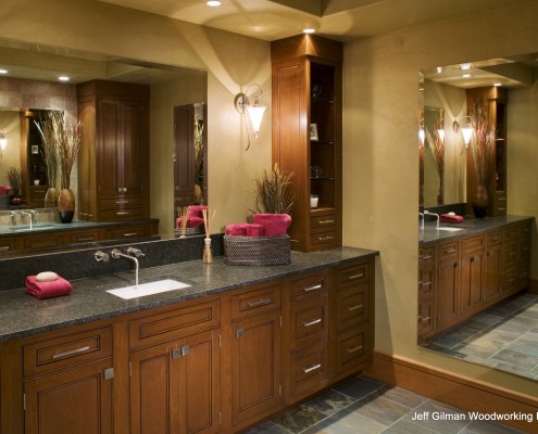 custom bath cabinetry and countertops